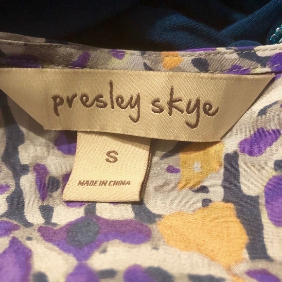 Presley Skye Silk Dress Reptile Print - Picture 7 of 8